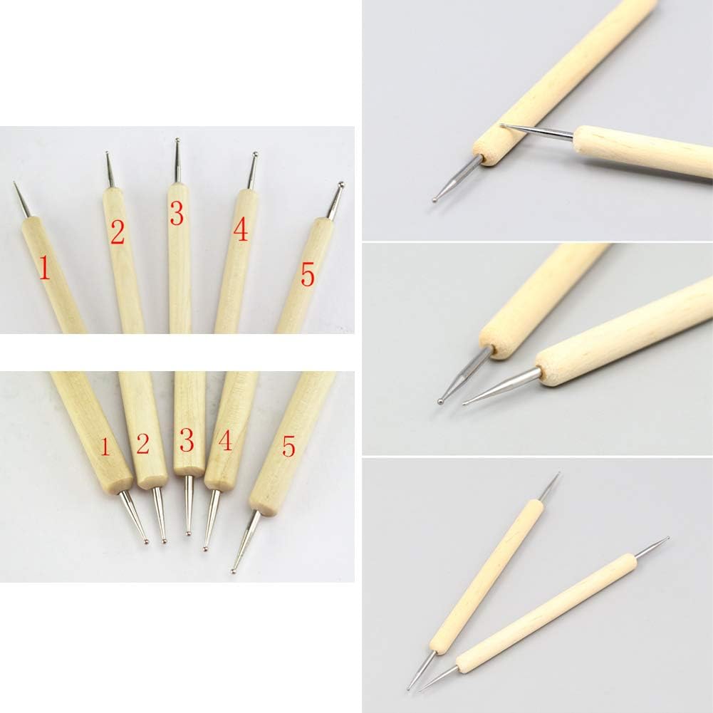 65PCS Leather Stamping Tool Leather Carving Working Saddle Making Tools DIY Leather Craft Stamps Set DIY Hammer Swivel Knife with Leathercraft Metal Letter and Number Stamps Punch