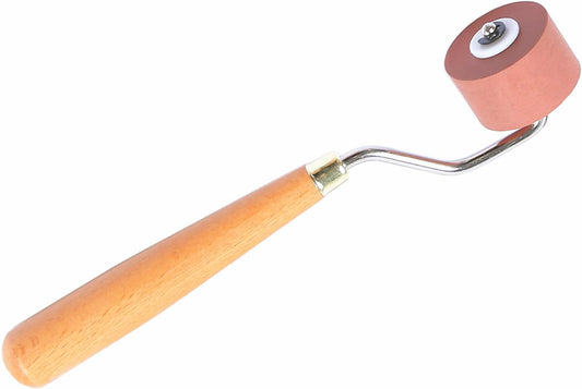 BANLTRE Rubber Brayer Roller for Printmaking, Ideal for Anti Skid Tape Construction Tools, Print,Craft Stamping Brayers for Wallpapers and Scrapbooks (0.8")