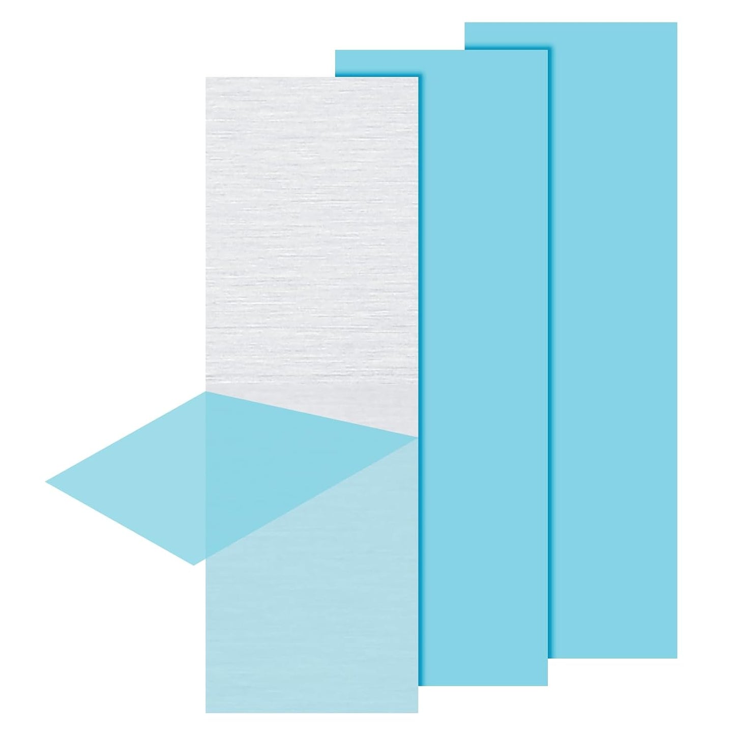 PATIKIL 6061 T651 Aluminum Sheet Metal 4 x 12 x 1/8(0.125") Inch 3Pcs Flat Plain Aluminum Plate Covered Stock with Protective Film, Heat Rectangle 3MM for Lndustry Crafting