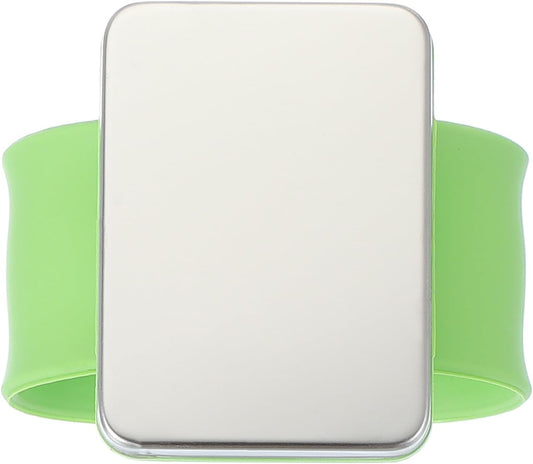 PATIKIL Magnetic Wrist Pin Cushions for Sewing, Magnetic Pin Cushion Magnetic Wrist Gel Band Holder Wristband Pincushion for Sewing Braiding Quilting Hair Clips, Green