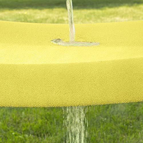 FoamRush 10" x 24" x 24" Water-Resistant Dry Fast Outdoor Upholstery Foam Sheet for Outdoor & Marine Furniture (Chair Cushion Foam for Patio Furniture, Boat Seat Cushion Replacement)