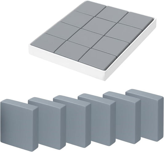 Kneaded Erasers, 24 Pack – Grey, Moldable & Kneadable Art Erasers for Drawing, Sketching, & Artist Use, Perfect for Artists, Drawings, & Crafting