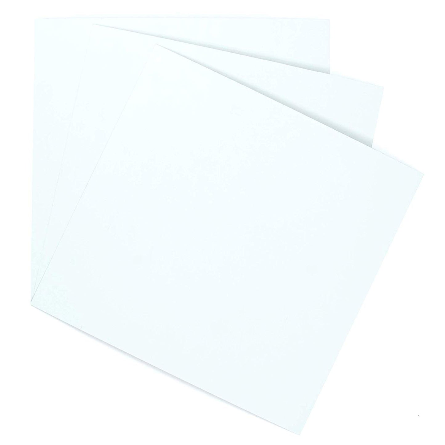 EAGLE 1: 12" x 12" 26 Gauge Sheet Metal Squares (3 Pack Per Order, Multiple Colors) Great for Arts, Crafts, DIY Home or Work Projects (6" X 6", White)