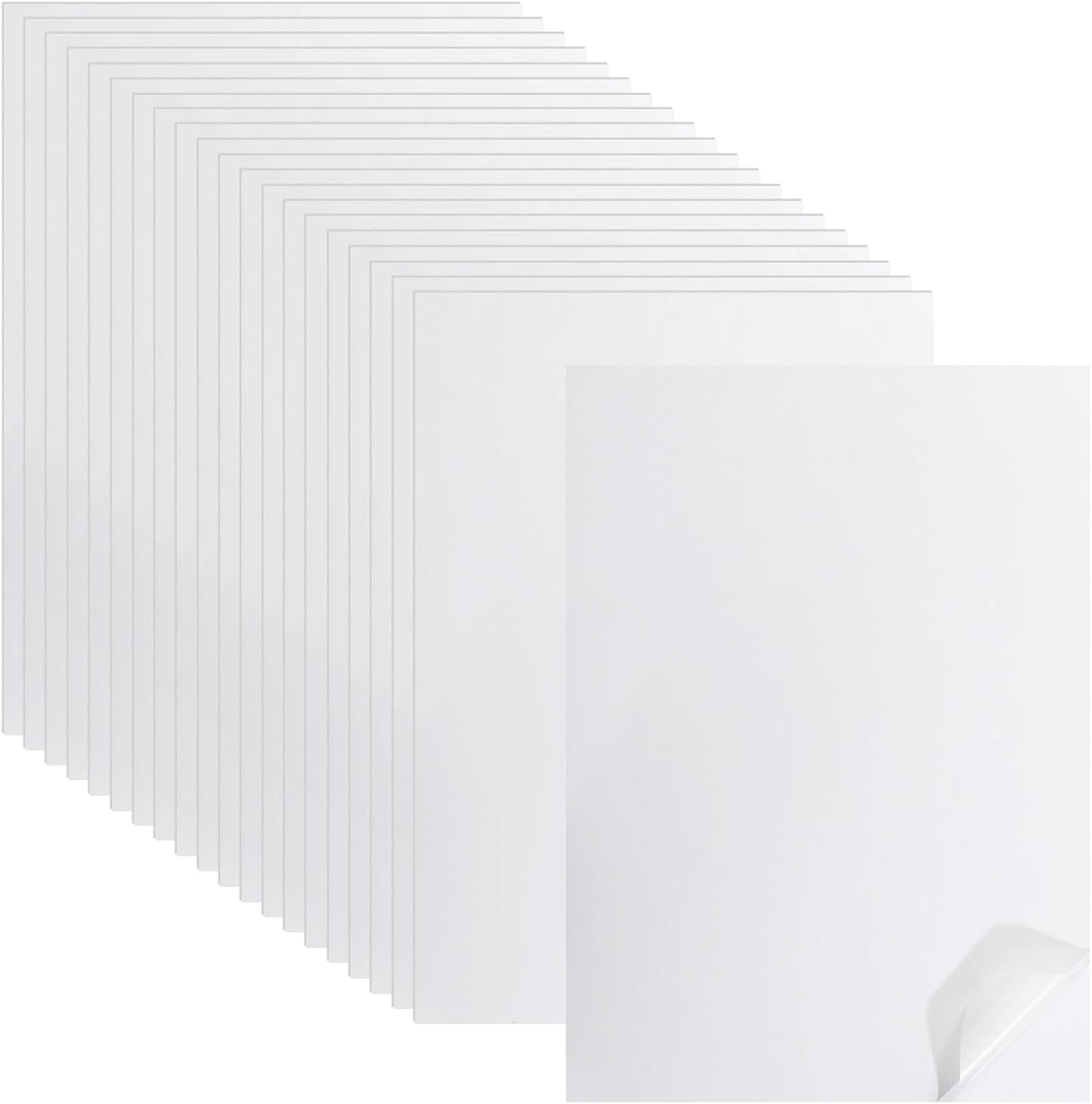 GLOBLELAND 20 Sheets A4 Printable Washi Sticker Paper Translucent Self-Adhesive Paper Handbook DIY Stickers for Printer Diary Album Notebook Scrapbooking Card DIY Arts and Crafts