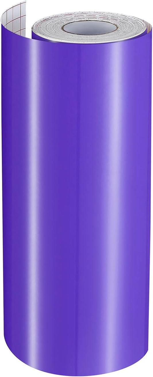 Ant Smart Adhesive Permanent Vinyl Compatible with Cricut Explore and Maker Series Without Cutting Mats, Create DIY Projects, Decals, Stickers & More (Purple, 13inch x 100ft)