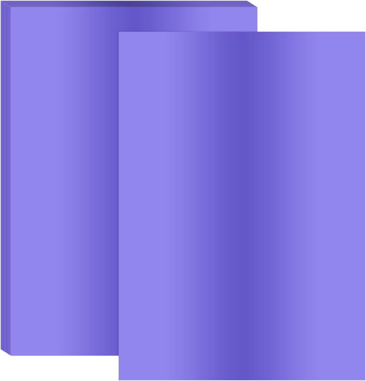 PATIKIL 11.7x8.3" Hot Stamping Foil Paper Sheet, 20 Sheets A4 Heat Transfer Hot Stamping Paper Foil for Leather DIY Logo Decor Craft Gift Package Scrapbook Card, Violet