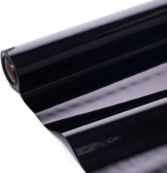 Anderson's Black Shiny Metallic PVC Roll: 47" x 100' Flame-Resistant Event Decor for Weddings, Parties, Photo Booths, Gift Wrap, Table Covers, Backdrops, Crafts & Holiday Decorations