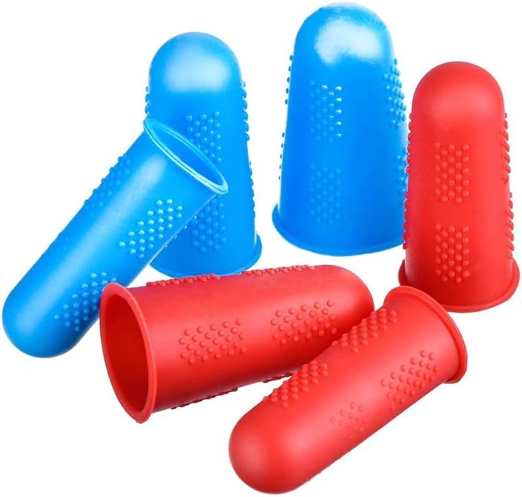 3Pcs Silicone Finger Protector for Hot Glue Gun for Hot Glue, Rosin Wax, Resin, Adhesives, Scrapbooks, Sewing Art Glues and Pastes Craft Supplies