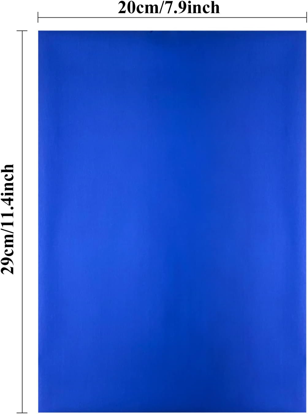 Briartw 20x29cm Hot Foil Paper 50 Sheets Pack Toner Reactive Foil Hot Stamping Foil Paper by Laser Printer and Laminator for Scrapbooking Craft Cardmaking DIY Album (Royal Blue, 100 Sheets)