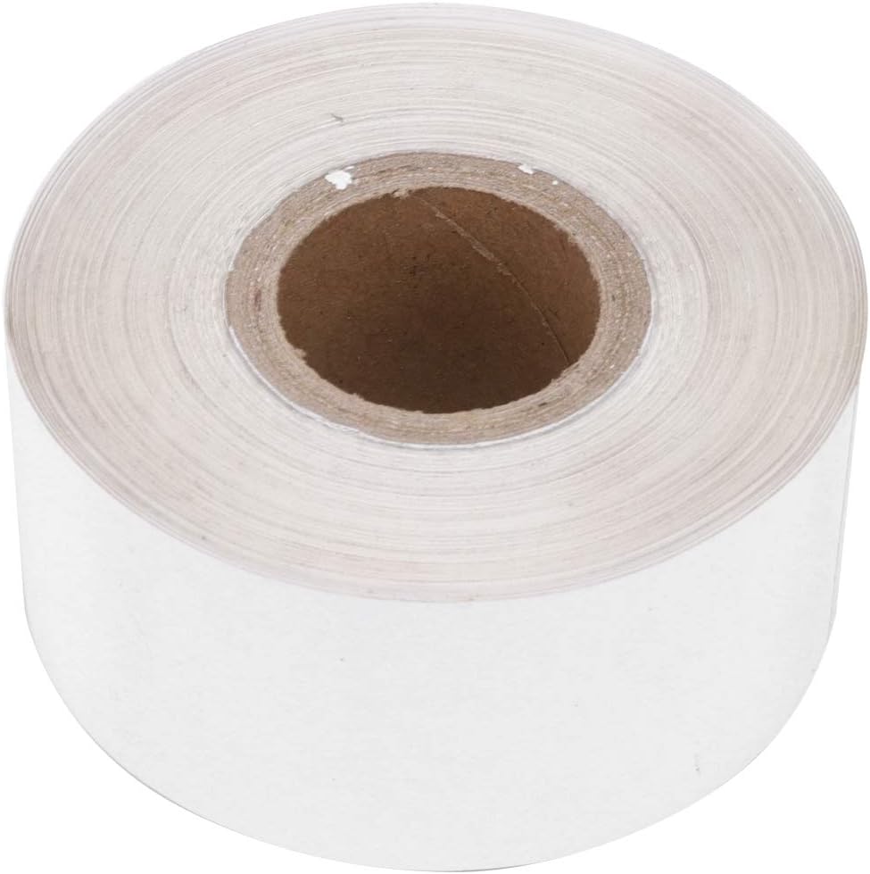 Zerodis Hot Stamping Foil Paper, 3cm Width 120 Meter/Roll Hot Foil Stamping Paper Roll PU Heat Transfer Anodized for Hot Foil Stamping Machine(White)