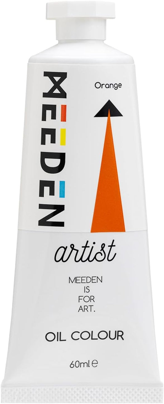 MEEDEN Artist Grade Oil Paint: Orange - 60ml/2oz Tube - Professional Art Paints for Canvas Painting