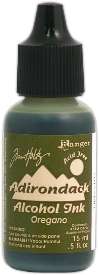 RANGER 1/2 Ounce Adirondack Alcohol Ink Singles, Oregano