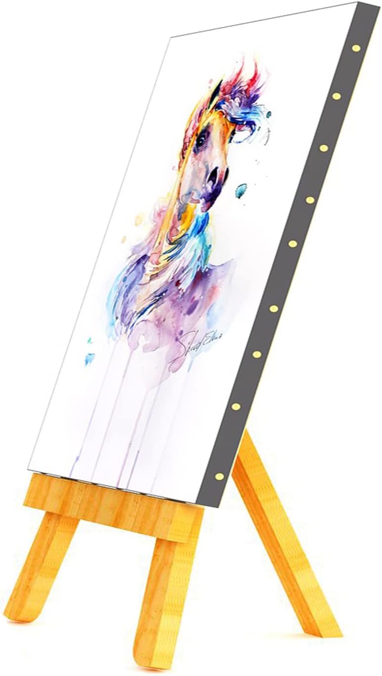 5.9 Inch Mini Wood Display Easel, 10 Pcs Tabletop Easels for Displaying Photos, Picthres