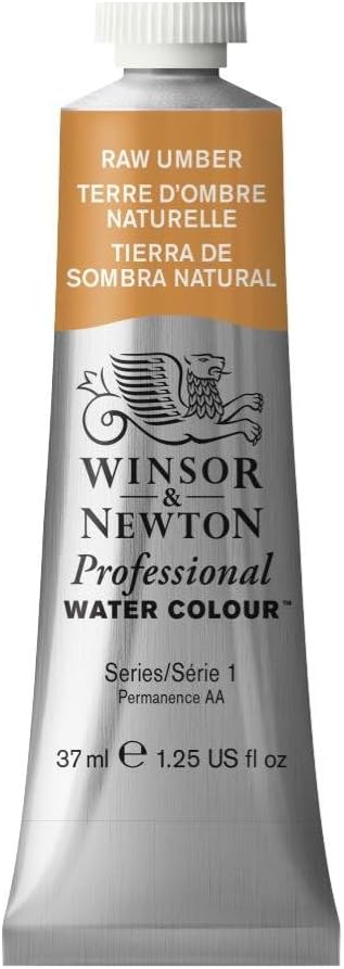 Winsor & Newton Professional Watercolor, 37ml (1.25-oz) Tube, Raw Umber