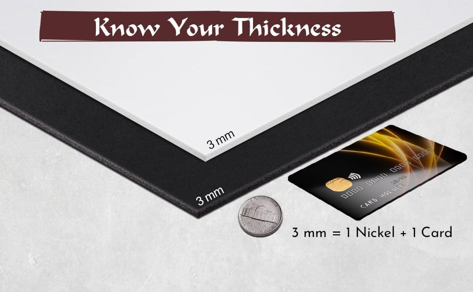 2-Pack Shape Retention EVA Cosplay Foam - 3mm Thick (Black) 14x39 inch High Density EVA Craft Foam Sheets - Premium 85 kg/m3 Heat Shape Material for DIY, Comic, Con or Halloween Costumes - The Foamory