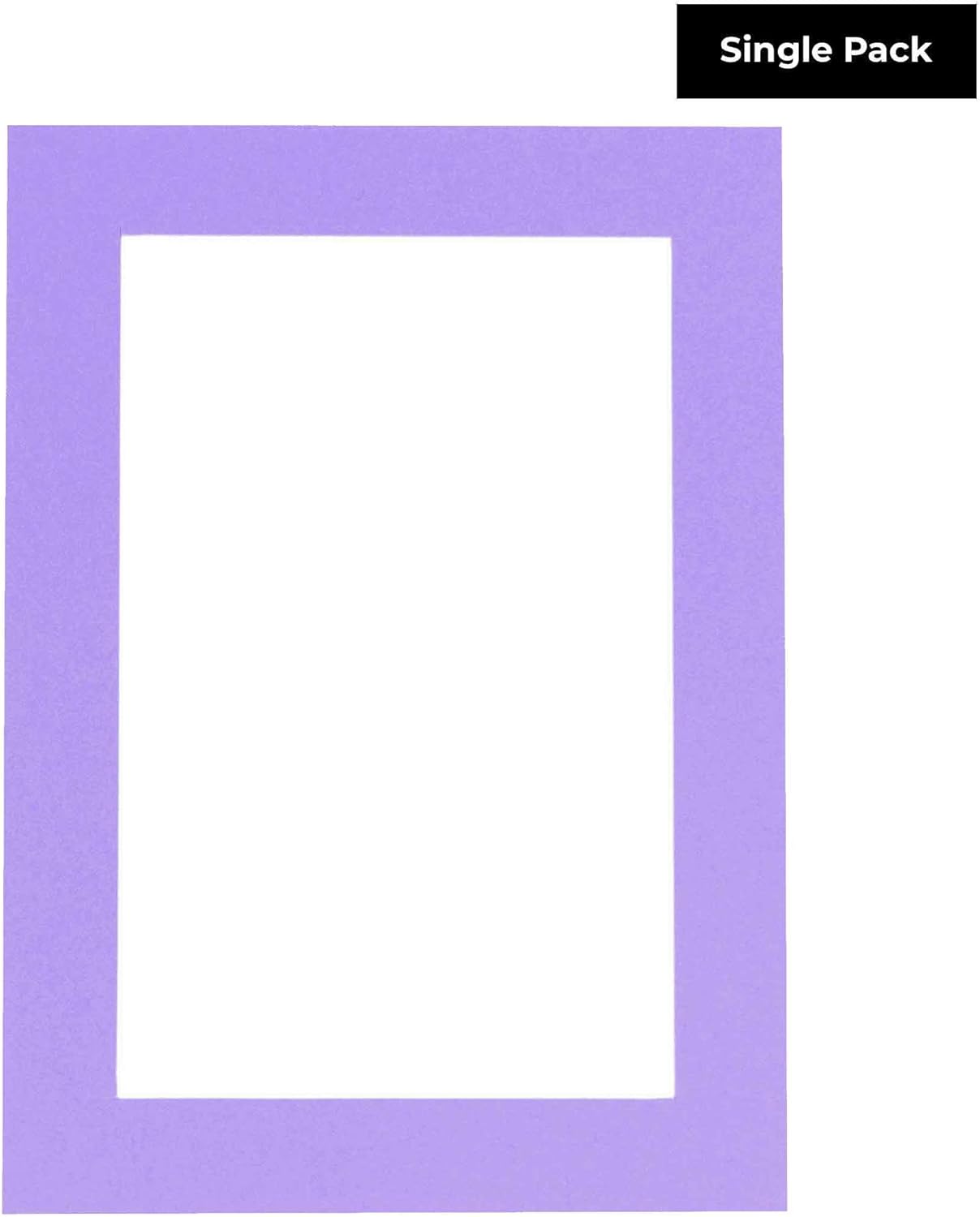 11x14 Mat for 8.5x11 Photo - Precut Light Purple Picture Matboard for Frames Measuring 11 x 14 Inches - Bevel Cut Matte to Display Art Measuring 8.5 x 11 Inches - Acid Free ONE MAT
