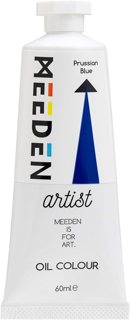 MEEDEN Artist Grade Oil Paint: Prussian Blue - 60ml/2oz Tube - Professional Art Paints for Canvas Painting