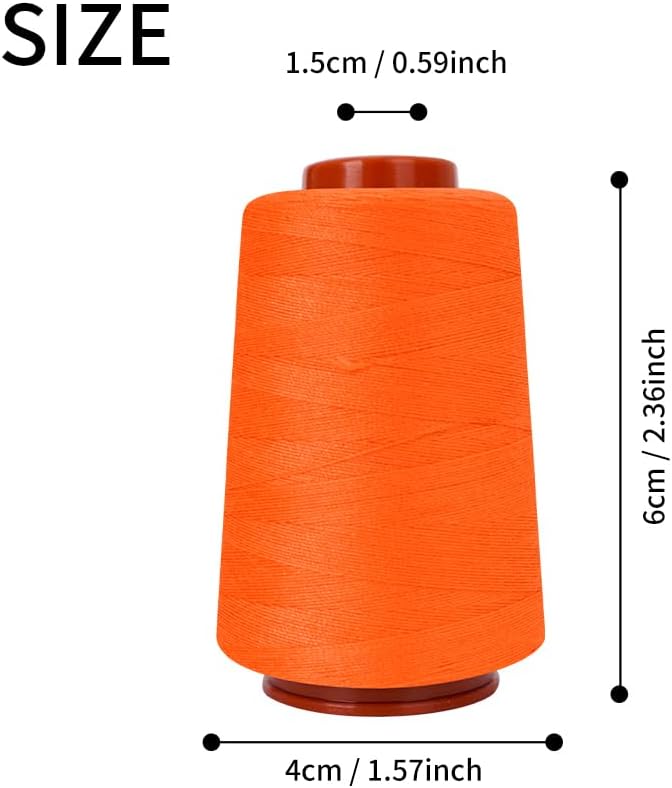 12PCS Sewing Thread Kit 30wt Spools,12 Colors,Assorted Colors Each 800 Yards of Polyester Threads for Sewing Hand and Machine,Stitching, Quilting, Serger (ZH-800YARDS-2ZH)