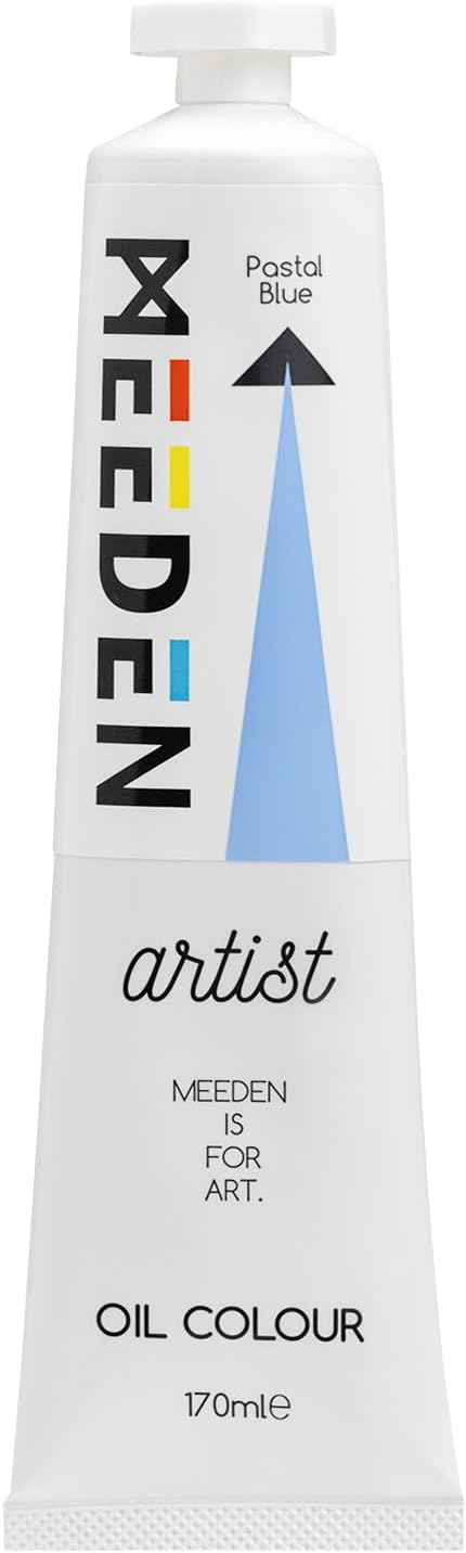MEEDEN Artist Grade Oil Paint: Pastal Blue - 170ml/5.7oz Tube - Professional Art Paints for Canvas Painting