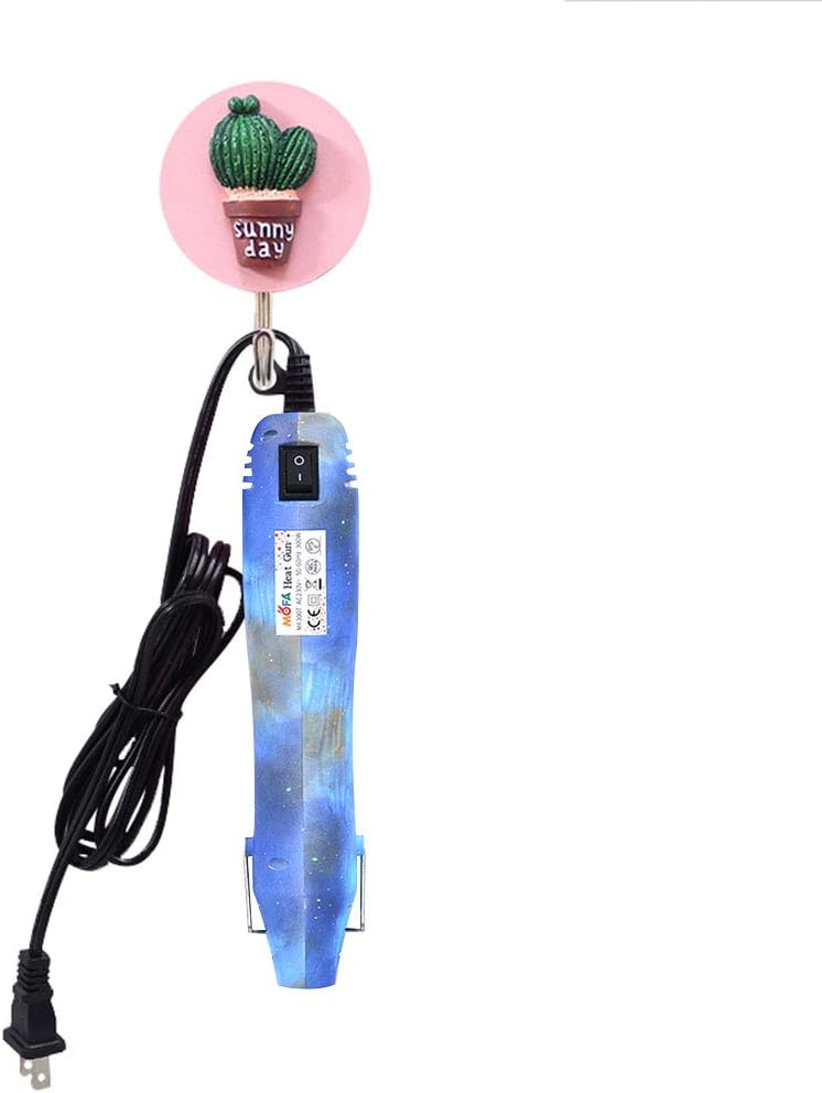 mofa Resin Heat gun,6.6ft Cable 300W Heat Gun for Crafts,Acrylic Paint Dryer Multi-Purpose Electric Heating Nozzle (Blue Mirage)