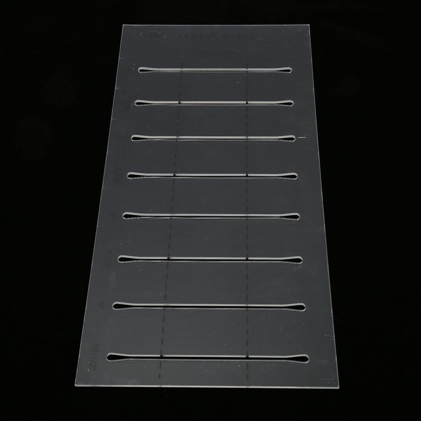 Fydun 10 Inch Log Cabin Quilting Rulers, Clear Scale Smoother Rulers,Acrylic Quilters Edges Maker Template Set for Sewing Lovers Acrylic L Blocks Quilt Crafts