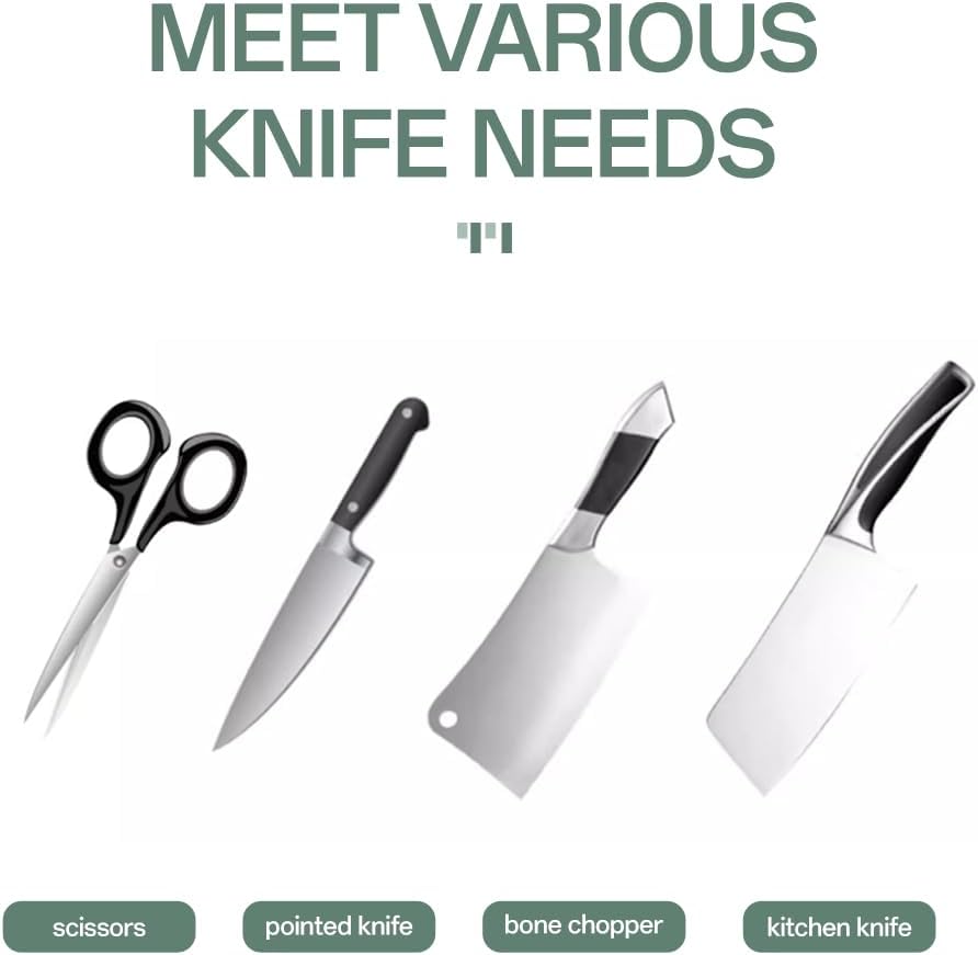 YKLP Knife Sharpening Stone,Whetstone Set Kitchen Knife Sharpener Stone 2 Side 400/1000 Grit,Wet Stones for Sharpening Chisel Blades, Knives, Scissor Blades with Non-slip Rubber Base and Angle Guide