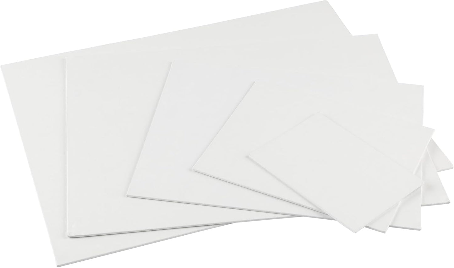 Centurion All-Media Primed Linen Panels - 10x20 3 Pack - 11oz Universal Primed Canvas Boards for Painting, Mounted on MDF Wood, Non-Warping, Ideal for Artists, Professionals, and Painters