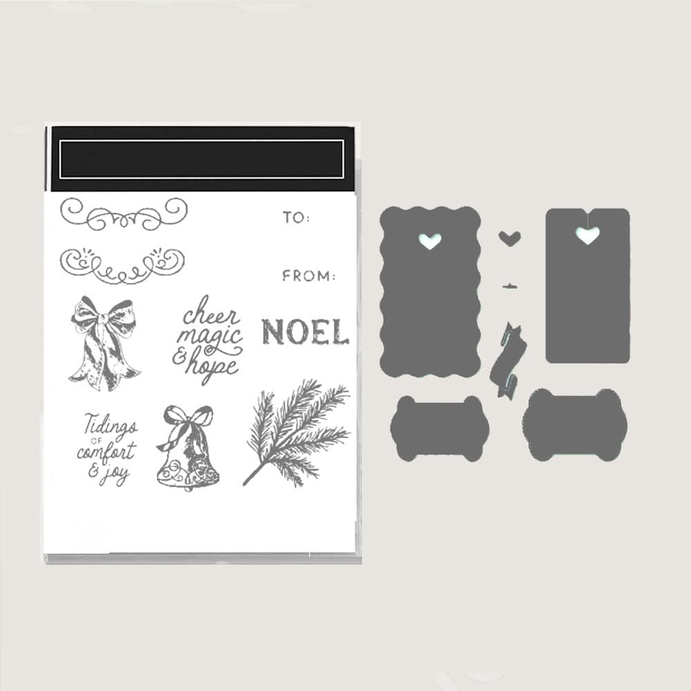 2025-2026 Stamps and Dies for Card Making, Stamps and Dies Set 2025 for Christmas and Halloween, Die Cut DIY Various Festivals Album Scrapbooking Birthdays Greeting Card (M4301)