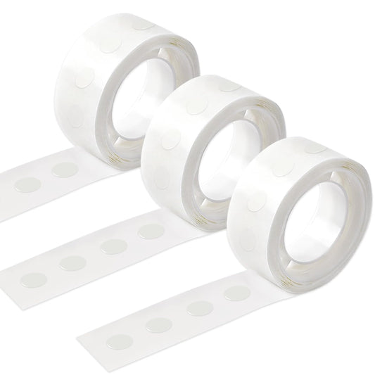 UPINS Glue Points Dots, 300Pcs Balloon Glue Adhesive Dots Double Sided Removable Glue Tape Dots for Balloons Crafts Decoration, 6 mm