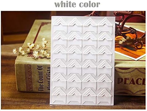360 Count Self-Adhesive Acid Free Photo Corners for Scrapbooks Memory Books (White)