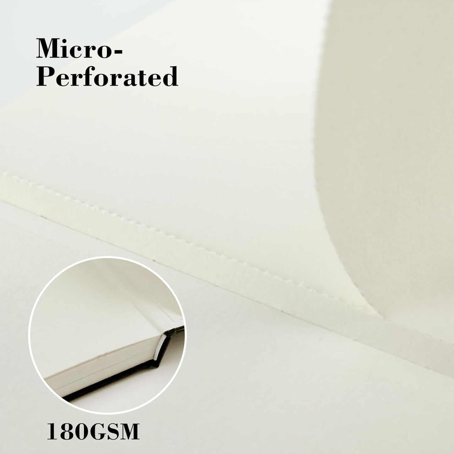 CuppaClip Sketch Book Hardcover Drawing Pad 300GSM Acid-Free Paper Spiral Bound Sketchbook 50 Sheets/100 Pages Art Supplies (Hardcover, 8.3x11.8in)