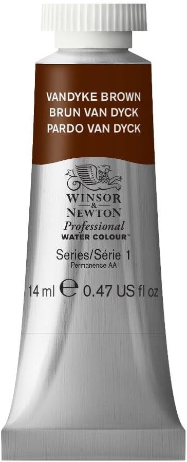 Winsor & Newton Professional Watercolor, 14ml (0.47-oz) Tube, Vandyke Brown
