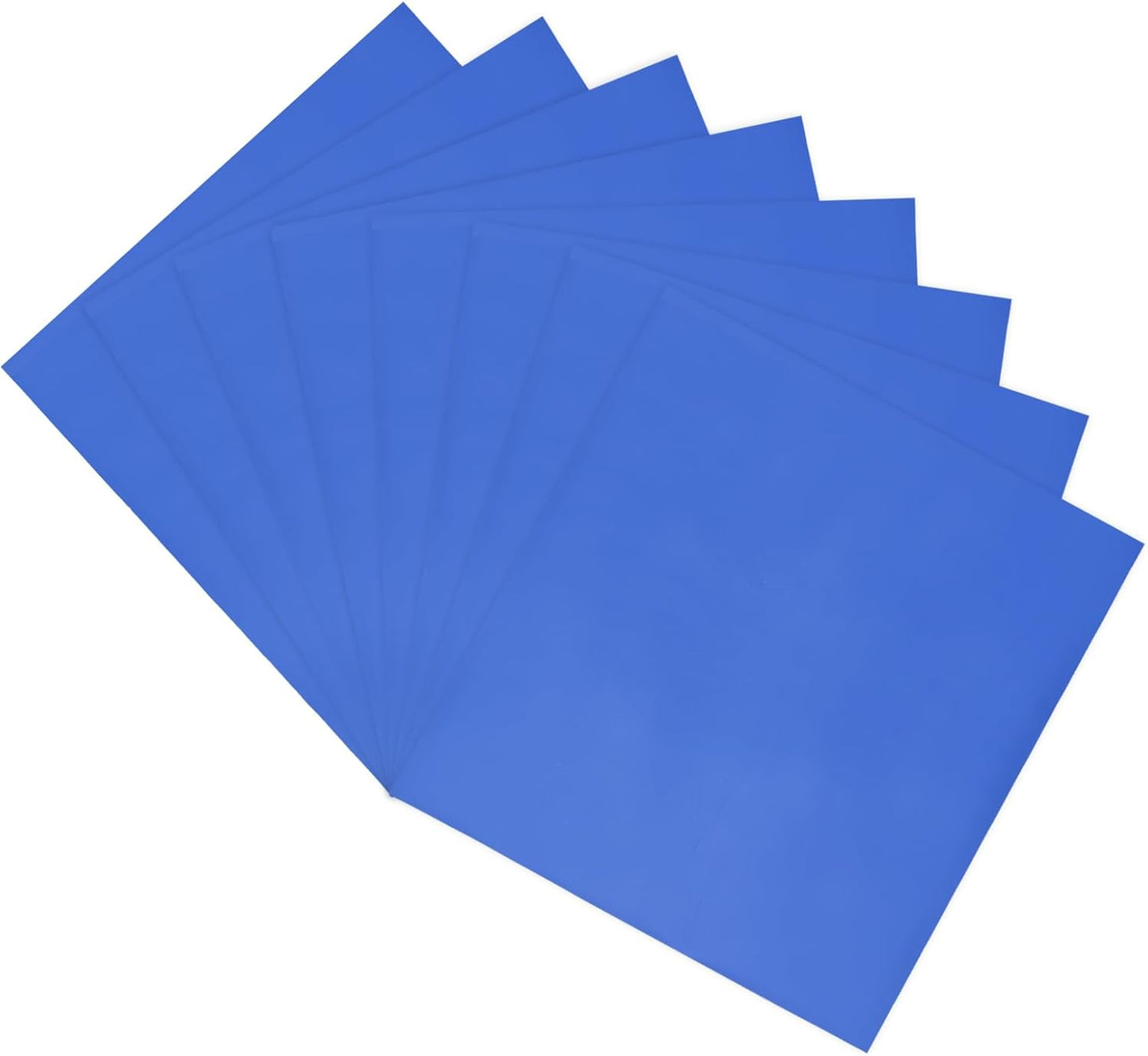 MECCANIXITY 50 Pack Toner Reactive Foil ,Deco Foil Transfer Sheets 8.5"x11" A4 Hot Foil Paper for Laser Printer Scrapbooking Heat Transfer DIY Craft,Deep Blue