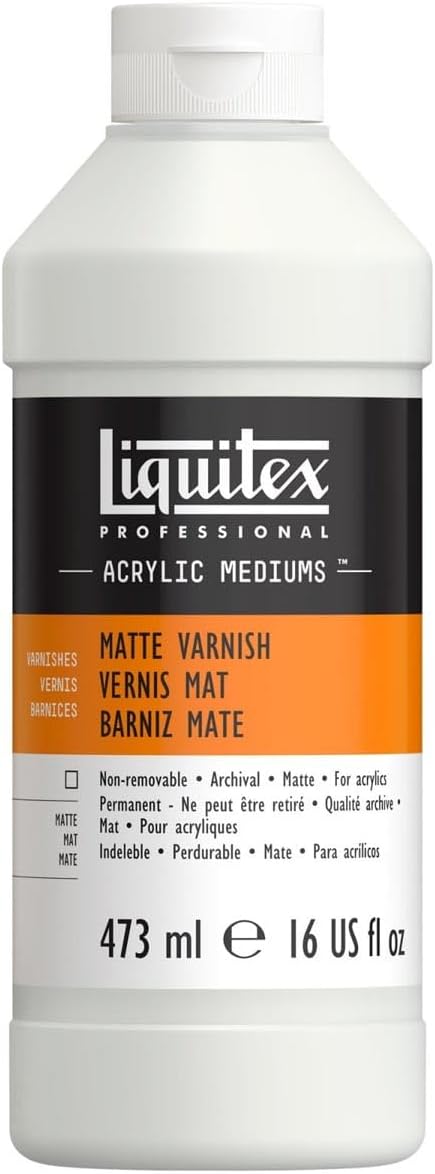 Liquitex Professional Matte Varnish, 473ml (16-oz)
