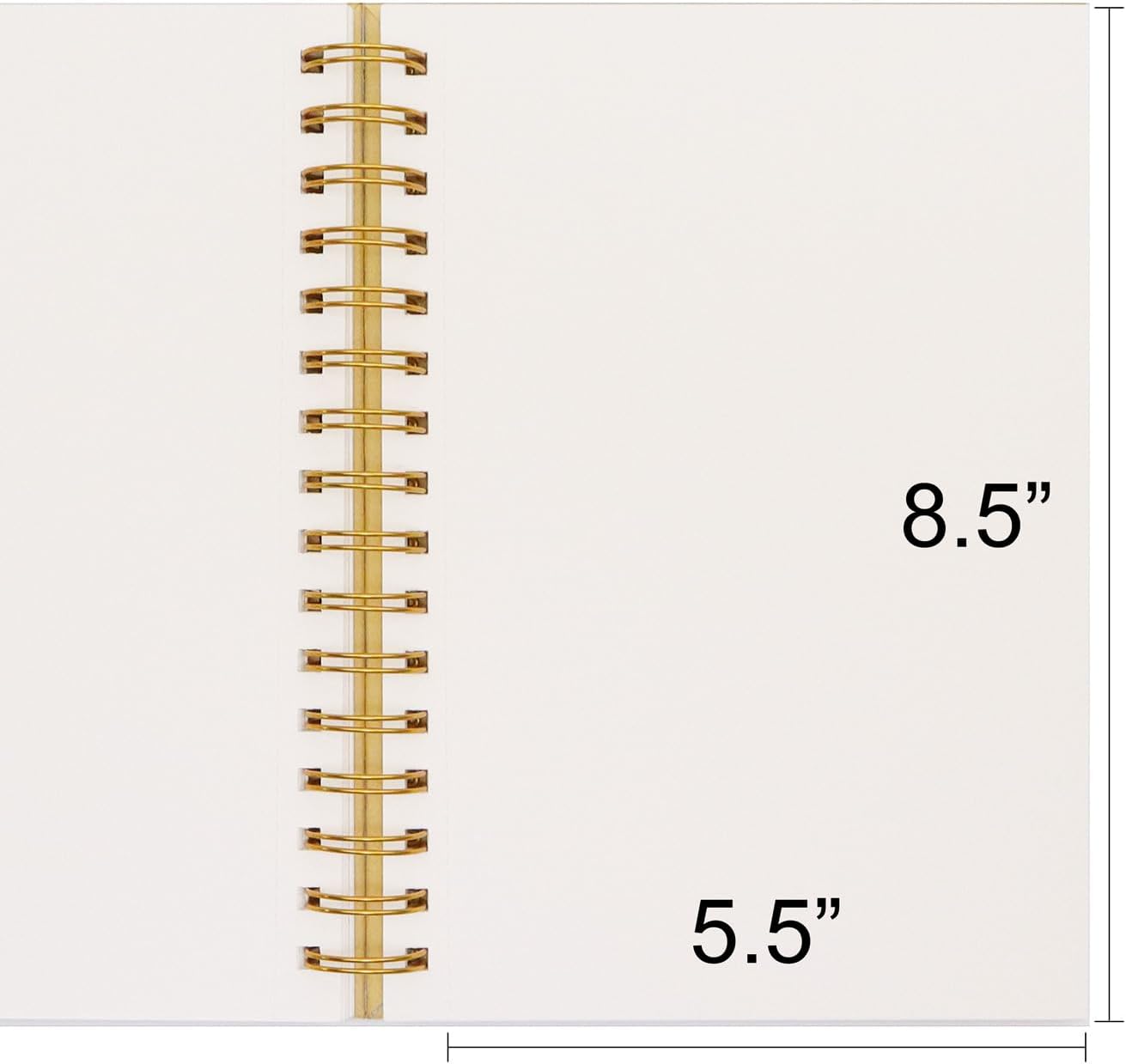 Watercolor Paper Pads, 5.5x8.5, 3Pack, Kraft Hardcover Sketch Books, 140lb/300gsm Heavyweight Cotton Paper, Spiral Bound, Cold Pressed, Dual-Sided(Smooth&Texture), Painting Paper for Artists Students