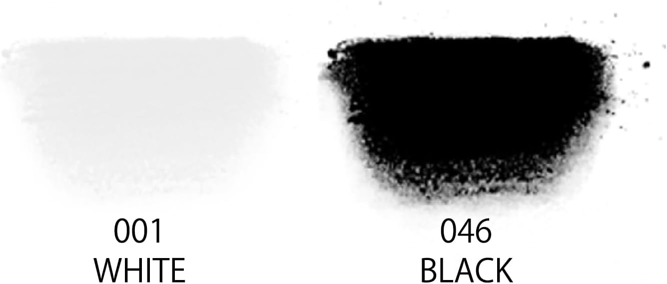 Artecho 12pcs Soft Pastels, 6 White and 6 Black Soft Pastels, Square Chalk for Drawing, Blending, Layering, Shading