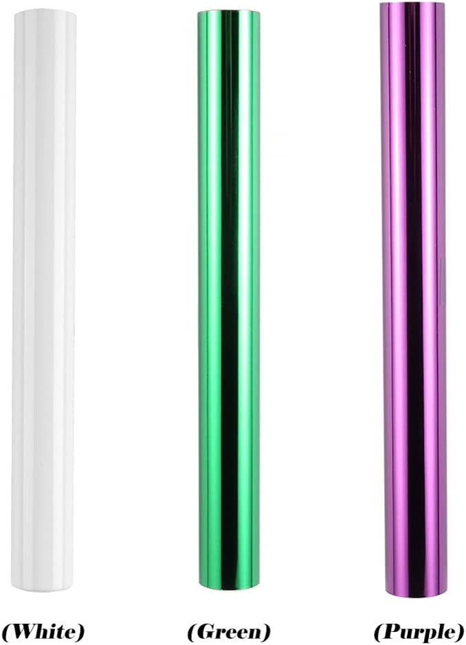 Foil Paper for Crafts Rolls 5Meters Toner Reactive Foil Roll for Scrapbooking Crafting Cardstock Decor Hot Stamping Holographic Heat Transfer DIY Crafts Accessories Foil by Laser Printer and Laminator