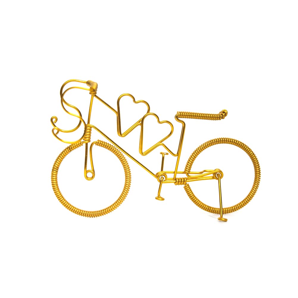 Tenn Well 9 Gauge Aluminum Wire, 50 Feet 3mm Bendable Metal Craft Wire for Sculpting, Jewelry Making, Armature Making, Molding, Wraping (Gold)