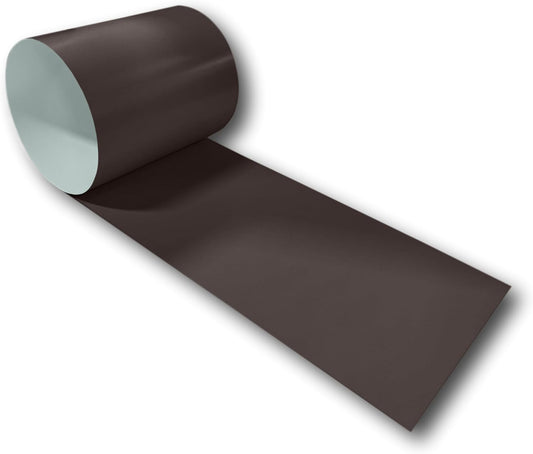 Eagle 1:24 Gauge KYNAR 500 Sheet Metal Flashing Rolls-10 FT Long-Heavy Duty Pre-Finished Rolls-Commercial Grade-Roofing Flashing, Fascia Cover, Coping Cap-Multiple Sizes (36" x 10 FT, Mansard Brown)
