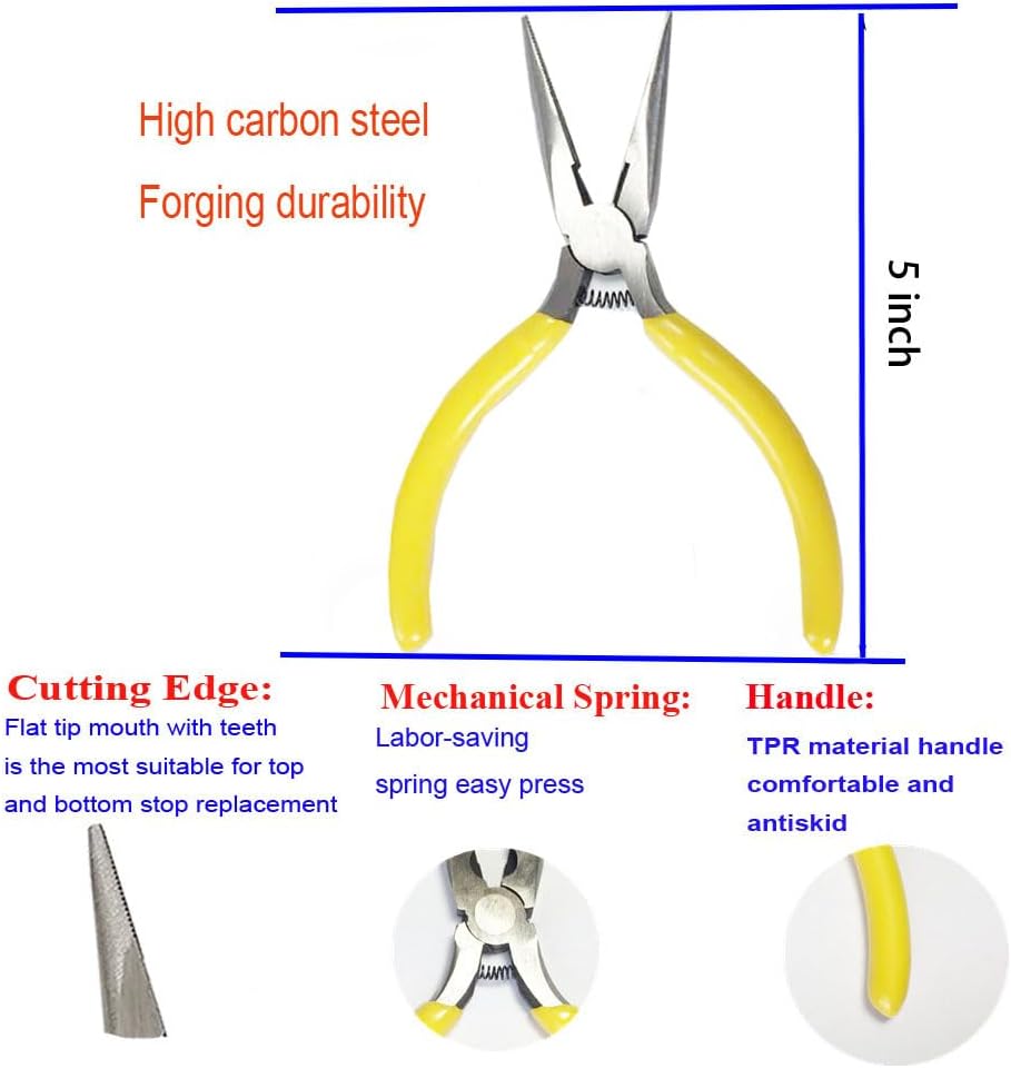 JOSDIOX 255-Piece Zipper Repair Kit – Replacement Sliders (#3, #5, #8), Install Pliers Tool, and Zip Extension Pulls for Jackets, Luggage, Backpacks, Tents, and Sleeping Bags