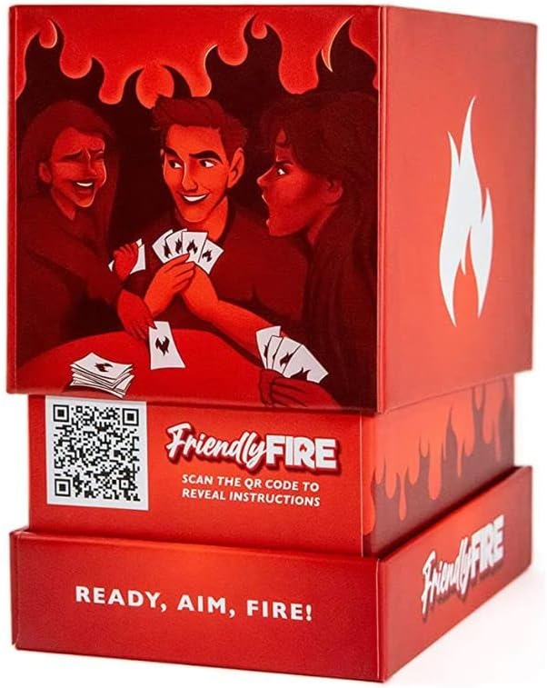 Friendly Fire Roasting Card Game for Adults - Ideal for Memorable Family Nights, Adult Game Night, and Hilarious Parties - Funny Gifts for Adults