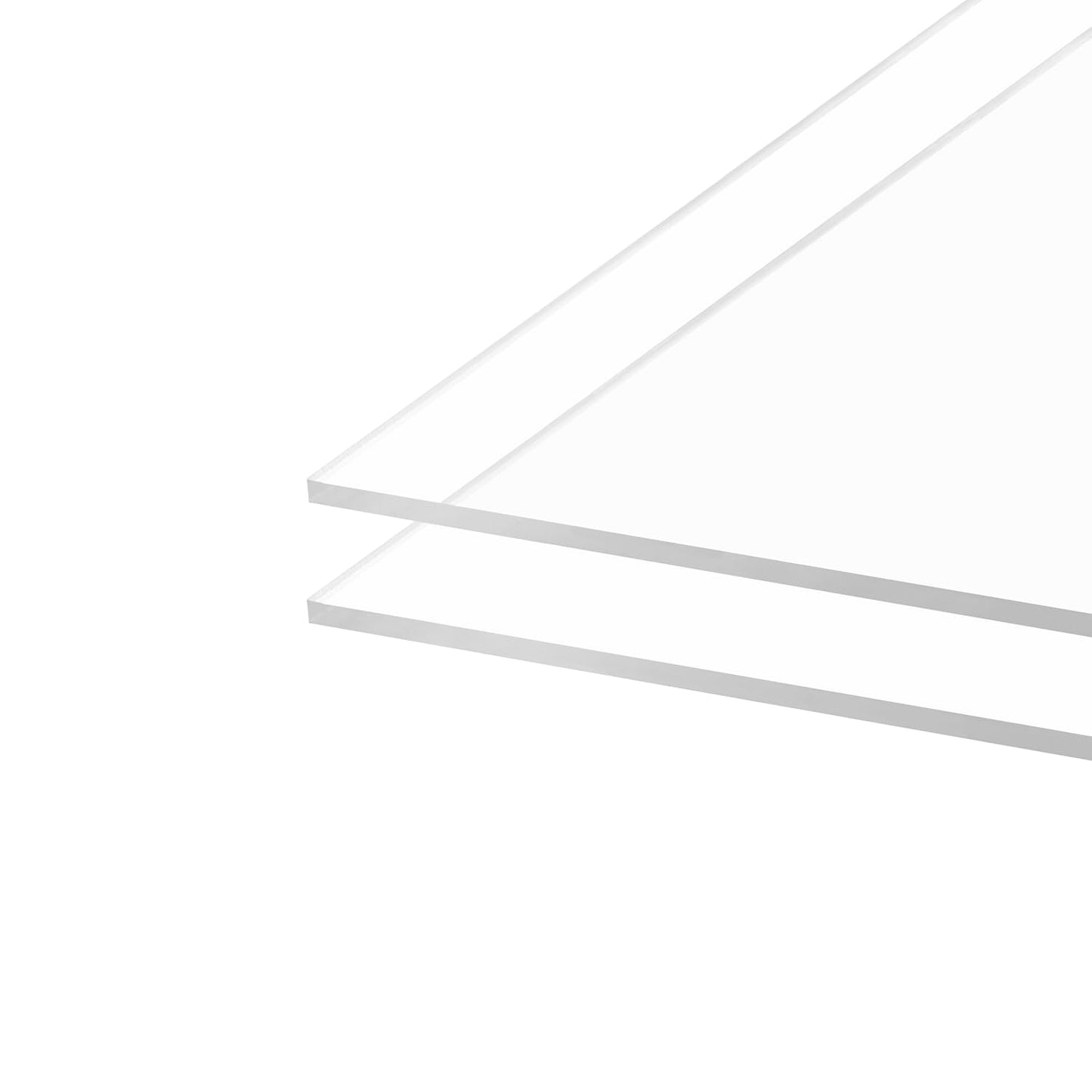 Pack of 10 Clear Acrylic Sheets 12" x 16" Cast Plexiglass Panel 1/8" Thick (3mm) Transparent Plastic Board for Signage, Craft, Display Projects, Laser Cutting, Engraving