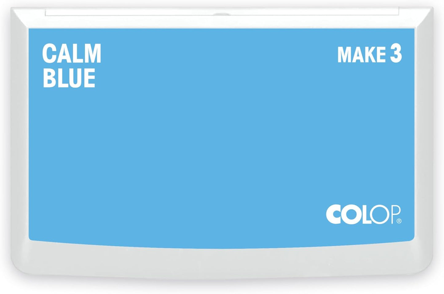 COLOP Make Series, Ink Stamp Pads, with Non-Toxic Premium Ink, Water-Based Acid-Free (Calm Blue, Make 3-3-1/2" x 6-1/4")