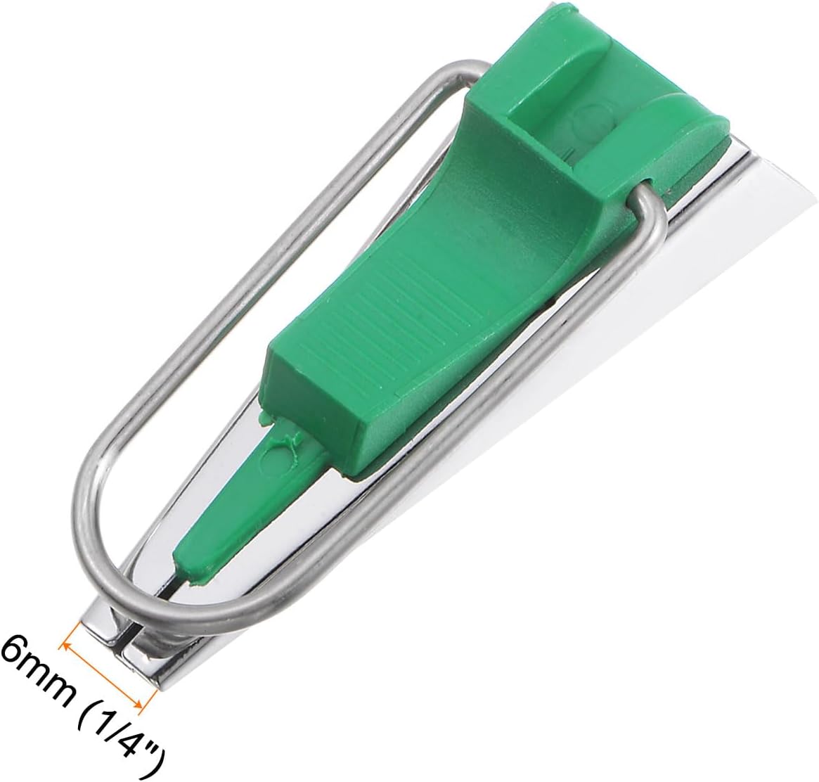 HARFINGTON Bias Tape Maker Kit 6mm Single and Double Fold Fabric Bias Binding Maker Sew Tool for Fabric Quilting Sewing Crafting DIY, Green