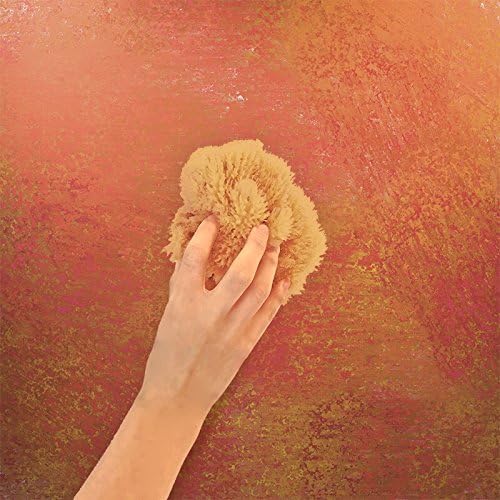 Natural Sea Sponges for Artists - Unbleached 5"-5.5" 2pc Value Pack: Great for Painting Decorating Texturing Sponging Marbling Effects Faux Finishes Crafts & More by Lullingworth®