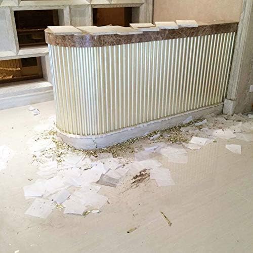 KINNO Gold Leaf Sheets for Art, 100 Sheets Light Champagne Silver Foil Multipurpose for Home, Wall, Frame, Ceiling, Furniture Decoration, 3.15 by 3.35 Inches