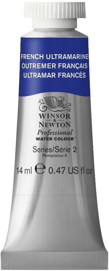 Winsor & Newton Professional Water Colour Paint, 0.47-oz Tube, French Ultramarine