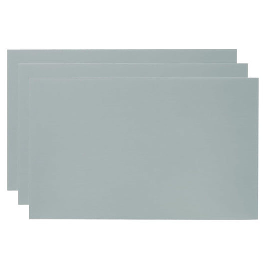 PATIKIL 6x10 Inch Anodized Aluminum Sheet Metal, 3Pcs Laser Plates Engraving Blanks 0.5MM Thin Rectangle for Crafting DIY House Laser Engraving, Gray