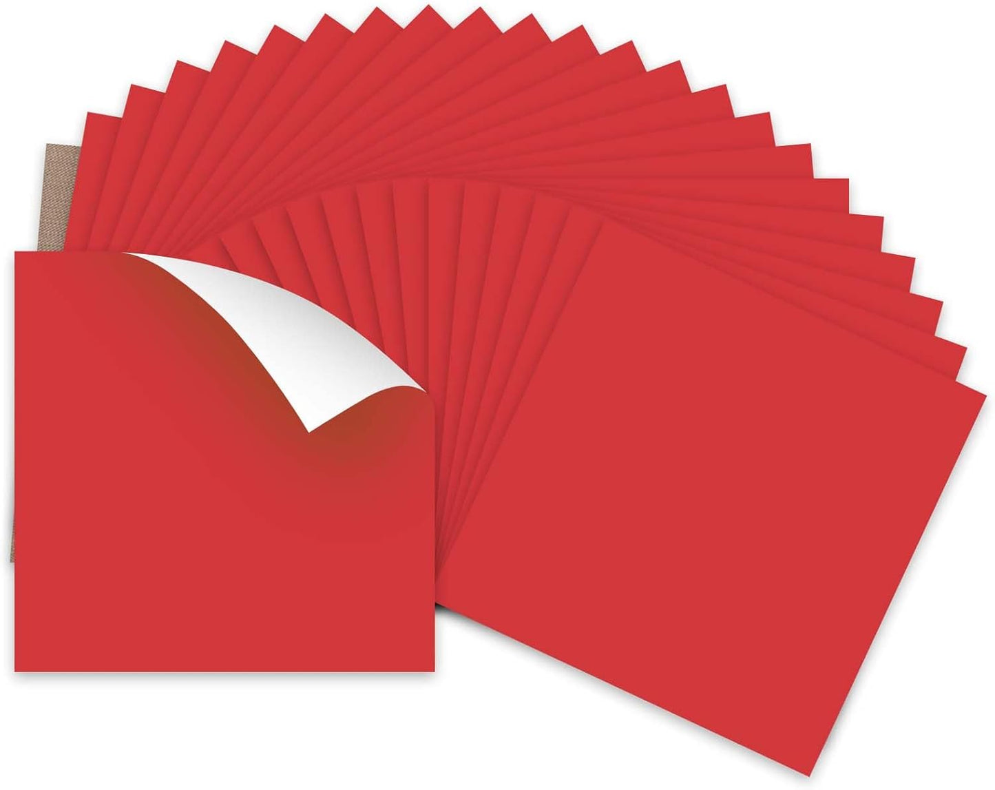 HTVRONT Red HTV Heat Transfer Vinyl Bundle: 24 Pack 12"x12" Iron on Vinyl Sheets for T-Shirt (1 PTFE Sheet Included), PU HTV Easy to Cut & Weed for Heat Design