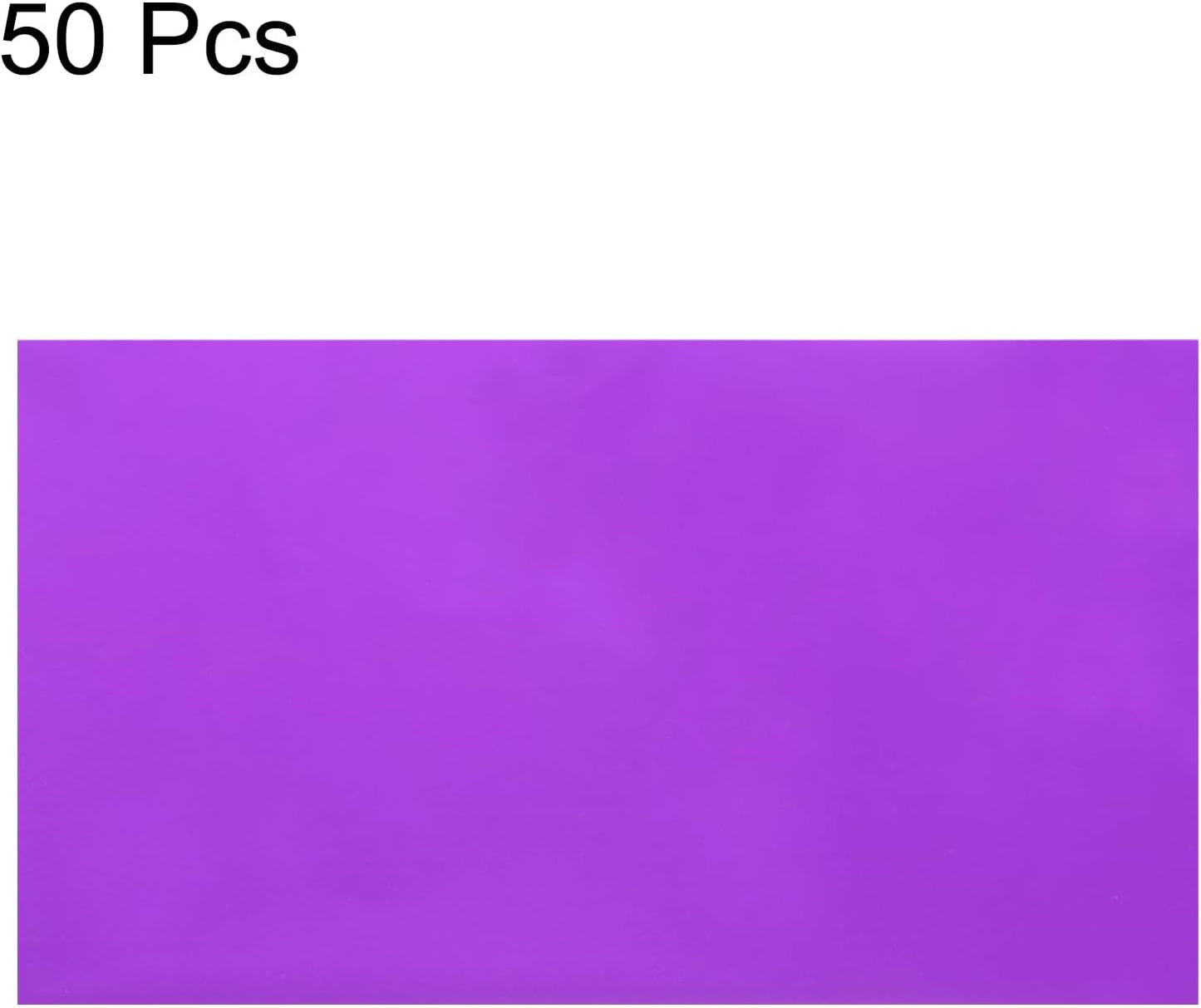 MECCANIXITY 50 Sheets Heat Reactive Foil, 20x29cm Purple Foil Transfer Sheets Toner Reactive Foil Transfer Foil Sheets Hot Foil Stamping Paper for Crafts DIY Cardmaking Album Decoration